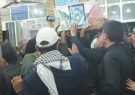 مراسم وداع با شهید مدافع امنیت در اهواز برگزار شد