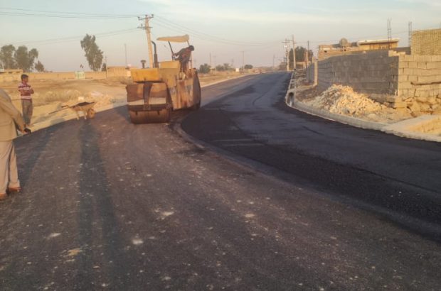 پروژه زیرسازی و آسفالت معابر روستای دیلم جدید شوشتر در ایستگاه پایانی/ ۹هزار متر مربع از معابر روستای دیلم جدید شوشترزیرسازی و آسفالت شد