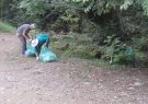 زباله های پارک جنگلی قلعه رودخان پاکسازی شد