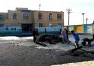 در راستای عمل به مسئولیت های اجتماعی انجام شد: اجرای آسفالت مدارس روستایی حومه رامشیر توسط نفت و گاز مارون