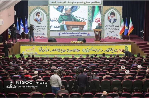 فرمانده سپاه حضرت ولی‌عصر (عج) خوزستان: همه صف در صف برای عزت جمهوری اسلامی تلاش خواهیم کرد