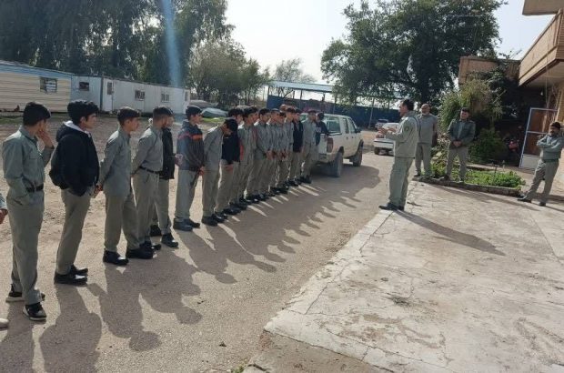 آموزش میدانی هنرجویان رشته محیط بانی شوشتر در پارک ملی کرخه