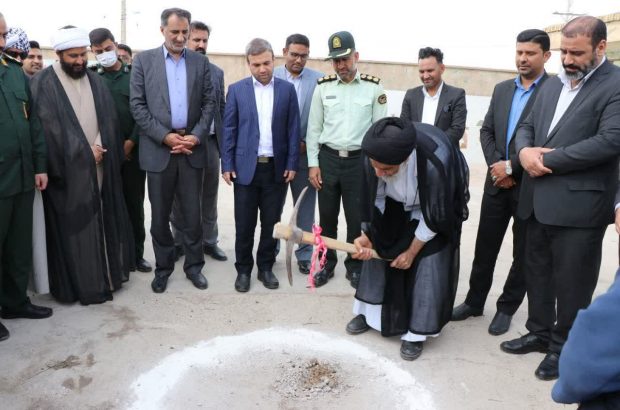 کلنگ زنی ساخت دبستان چهار کلاسه در شهرستان باوی