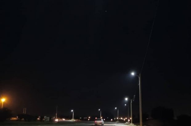 ارتقاء ایمنی تردد با بهبود روشنایی مسیر جاده ترکالکی حدفاصل میدان شهید سلیمانی سه راهی ترکالکی-ایستادگی