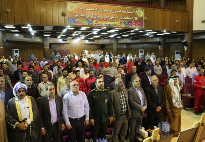 برگزاری مراسم اربعین شهدای خدمت باحضور بسیجیان حفاری ، بزرگان اقوام عشایر خوزستان و احاد مردم در مجتمع شهید سلیمانی ملی حفاری