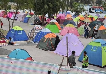 استقرار بیش از ۷۰۰ چادر برای اسکان مهمانان نوروزی در اهواز