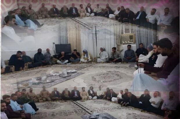 نشست صمیمانه سید محسن موسوی‌زاده با معتمدین و اهالی عین دو اهواز