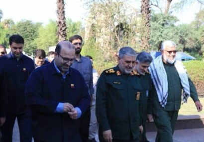 برگزاری آیین تجلیل از بسیجیان شرکت فولاد خوزستان در جنگ ۱۲ روزه و خادمان زائران اربعین
