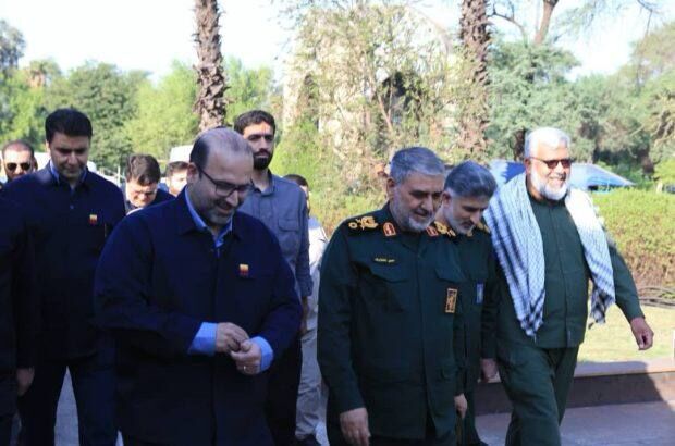 برگزاری آیین تجلیل از بسیجیان شرکت فولاد خوزستان در جنگ ۱۲ روزه و خادمان زائران اربعین