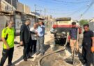 بازدید مدیرعامل شرکت آب و فاضلاب اهواز از مناطق کم‌برخوردار
