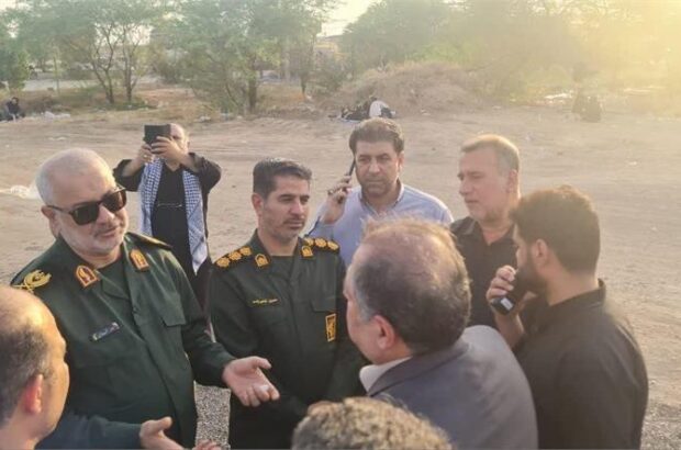 بازدید مسئولان از خدمات‌رسانی به زائران اربعین در حمیدیه