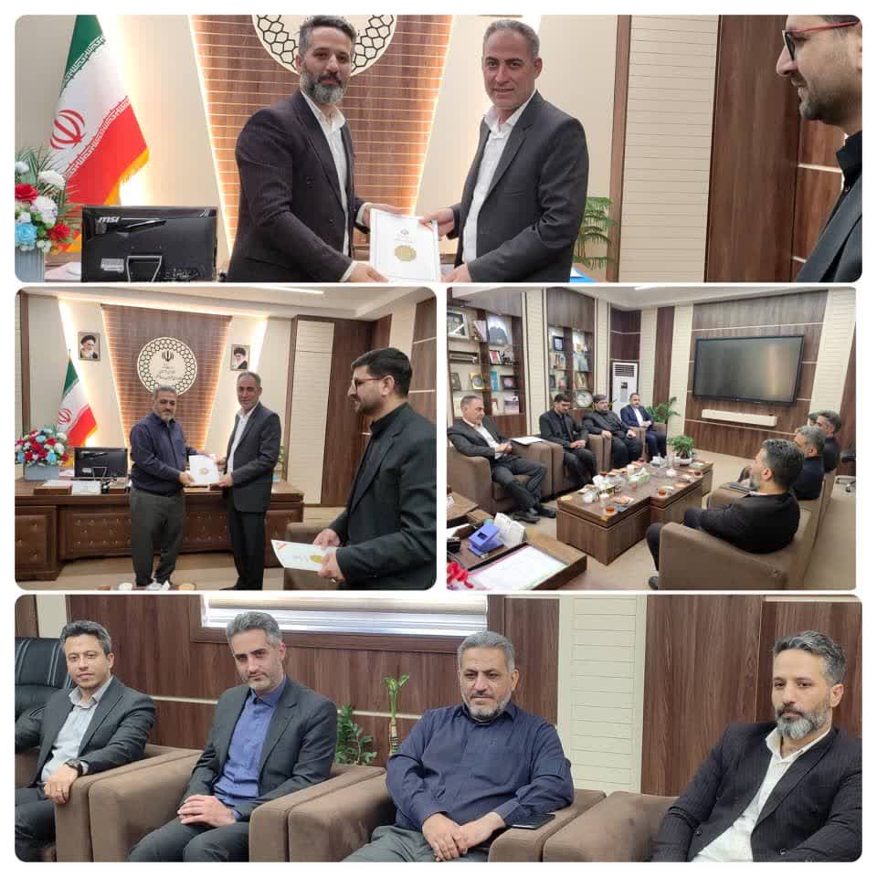 مراسم تکریم و معارفه مسئول جدید حراست فرمانداری بندرماهشهر برگزار شد مراسم تکریم و معارفه مسئول جدید حراست فرمانداری بندرماهشهر برگزار شد