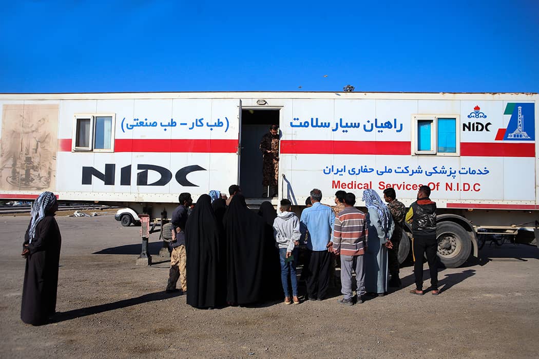 ایستگاه سلامت جهادی‌ها در عین دو اهواز