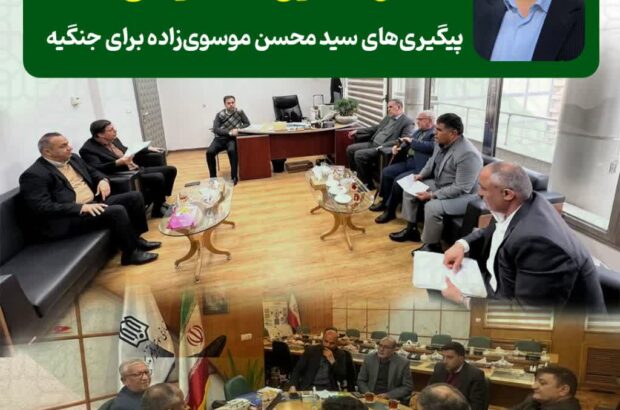 روشنایی، قیر رایگان، آموزش و ماشین آلات ایمنی‌؛ پیگیری‌های سید محسن موسوی‌زاده برای جنگیه