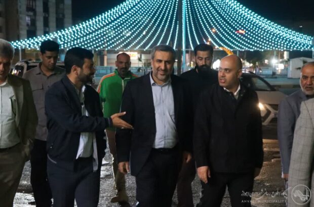 خدمت رسانی شبانه روزی شهرداری اهواز در روزهای پایانی سال