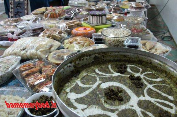 جشنواره غذایی و آثار هنری دانش آموزان دبیرستان متوسطه اول چهارده معصوم امیرآباد میبد