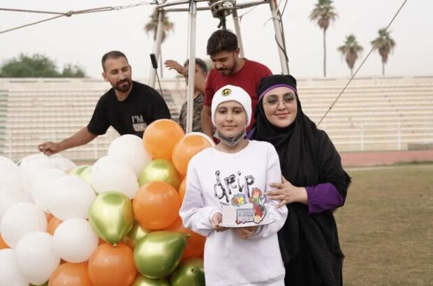 پرواز برای زندگی؛ آرزوی کودکان مبتلا به سرطان در آسمان اهواز