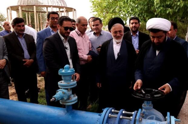 افتتاح یک طرح آبرسانی در گتوند خوزستان پس از هشت سال بلاتکلیفی  