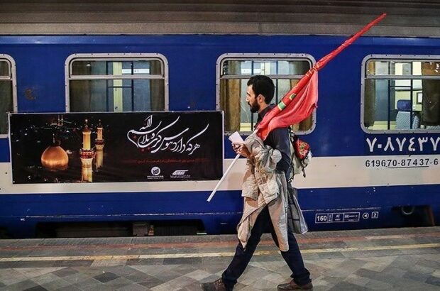 قطار ریل‌باس ویژه زائران اربعین در مسیر خرمشهر – شلمچه راه‌اندازی شد