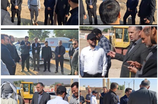 بازدید سید محسن موسوی زاده از روستاهای حبیشی و حمیدانیه بازدید سید محسن موسوی زاده از روستاهای حبیشی و حمیدانیه