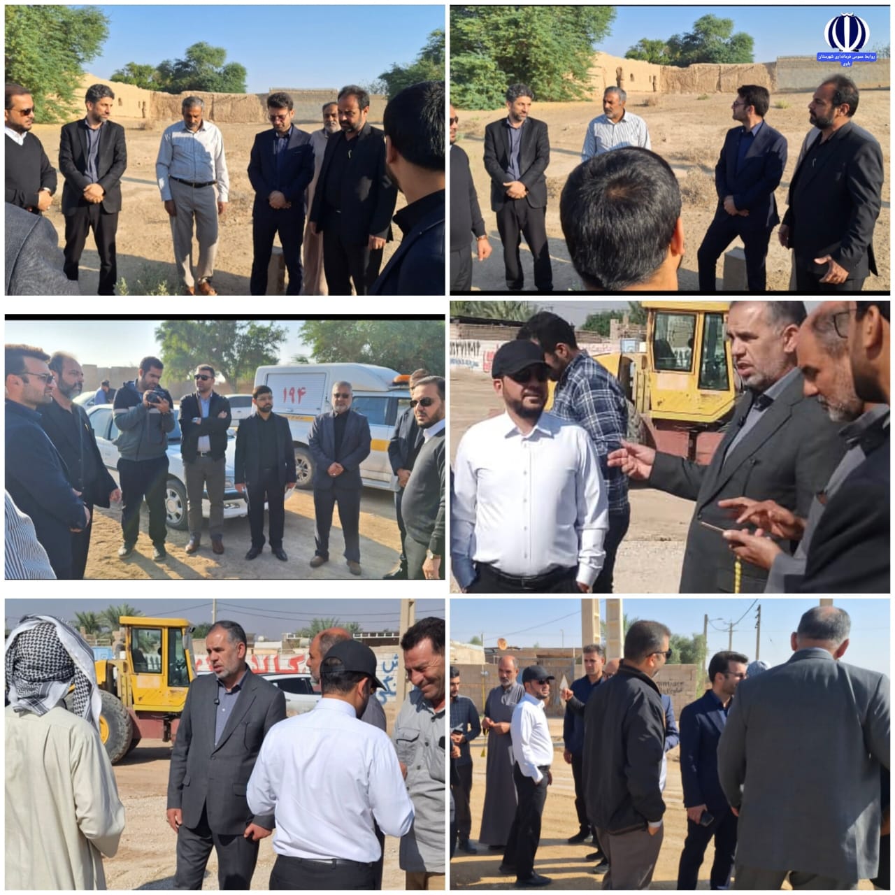 بازدید سید محسن موسوی زاده از روستاهای حبیشی و حمیدانیه بازدید سید محسن موسوی زاده از روستاهای حبیشی و حمیدانیه