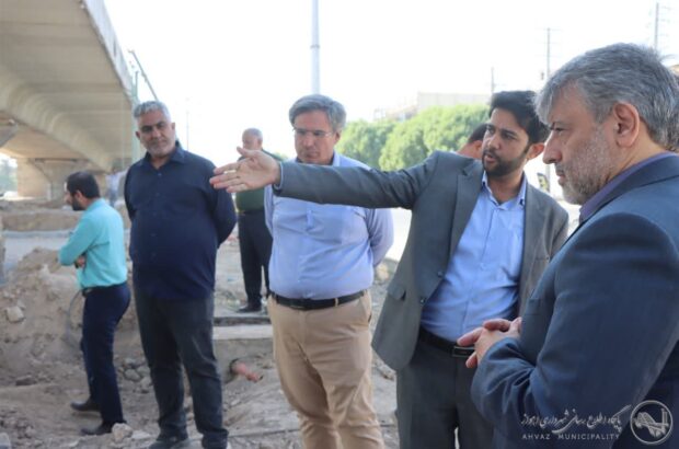 آخرین گام ها برای تکمیل پل شهدای غزه