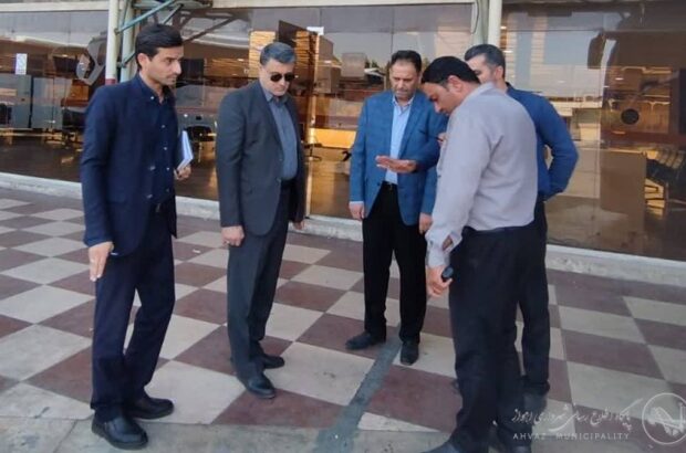 بازدید مدیر کل بازرسی شهرداری اهواز از پایانه مسافربری سیاحت