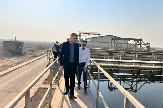 بازدید مدیرعامل شرکت آب و فاضلاب اهواز از تصفیهخانه فاضلاب شرق بازدید مدیرعامل شرکت آب و فاضلاب اهواز از تصفیهخانه فاضلاب شرق