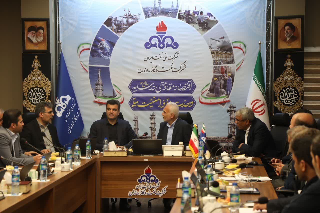 تقدیر رئیس حراست شرکت ملی نفت از عملکرد شرکت نفت و گاز اروندان برای تداوم تولید در زمان جنگ